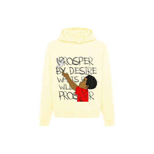 WHAT'S REAL WILL PROSPER STITCHED HOODIE